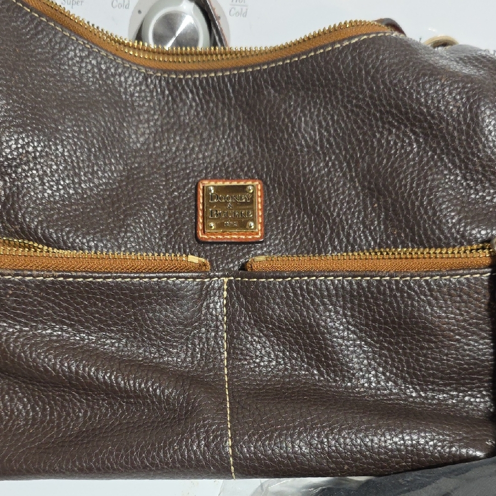 Used Dooney & Bourke Dark Brown Leather Handbag
